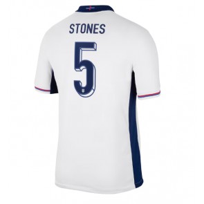 Anglie John Stones #5 Domácí Dres ME 2024 Krátký Rukáv